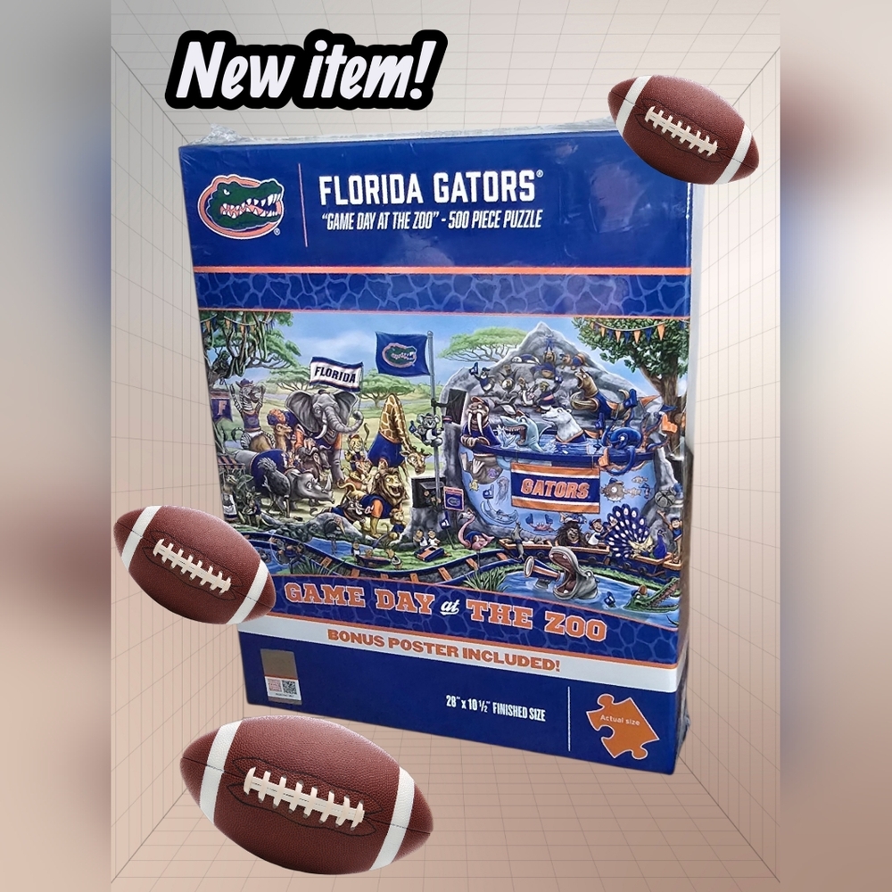 NCAA Florida Gators 500 Piece Puzzle + Bonus Poster
